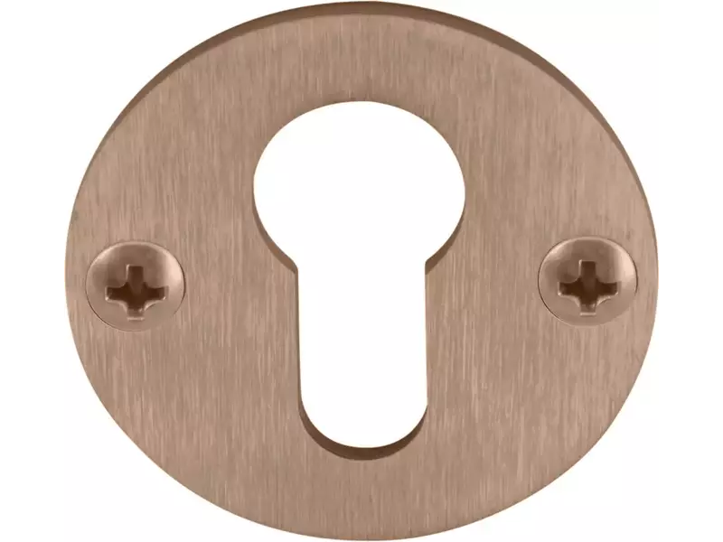Profielcilinderrozet PVD licht brons One-Two Piet Boon PBY50 50mm
